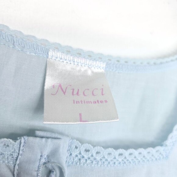 Claudio Nucci Vintage House Dress Floral Embroidered Lace Sleeveless Cottage - Picture 6 of 7